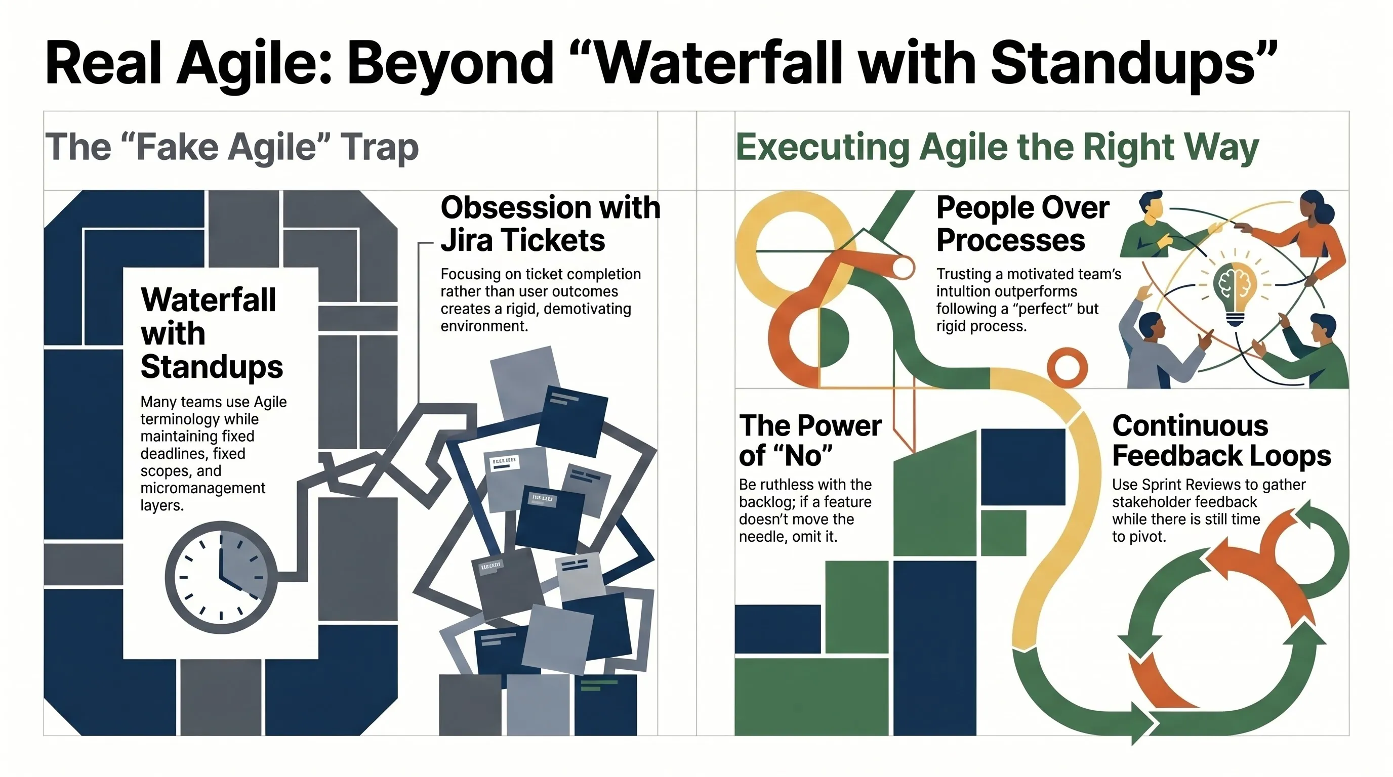 And Now for Something Completely Different: Executing Agile the Right Way